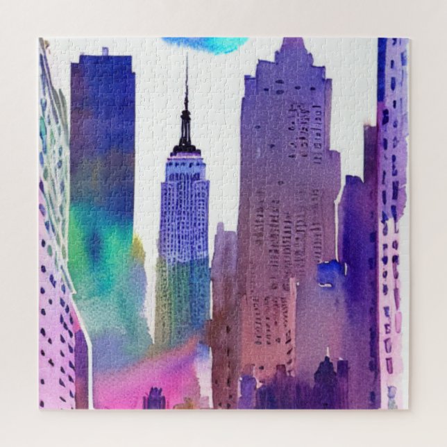 New York City NYC Empire State Building    Jigsaw Puzzle (Vertical)