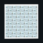 New York City NYC Hanukkah Landmarks Architecture Napkin<br><div class="desc">Design features an original pen-and-ink illustration of various New York City landmarks, including the Statue of Liberty, Washington Square Arch, and the Brooklyn Bridge, "dressed up" for the holiday season. Ideal for celebrating Hanukkah and the Jewish holidays. This NYC design is also available on other products. Coordinating Chanukah party designs...</div>