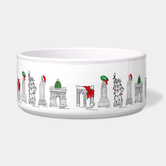 New York City NYC Holiday Christmas Landmarks (Left)