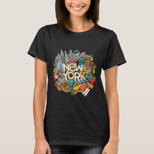 New York City Nyc Iconic Skyline Big Gift So  T-Shirt