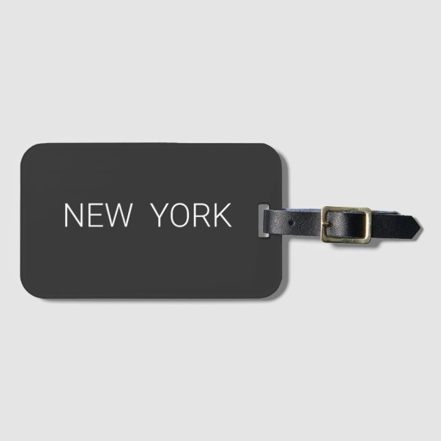 New York City NYC NY  Luggage Tag (Front Horizontal)