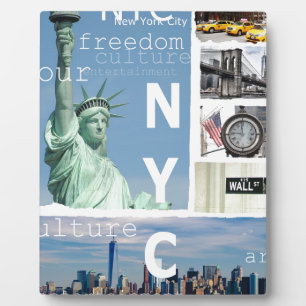 New York City Nyc Plaque