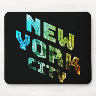 New York City NYC Skyline Downtown Manhattan Metro Mouse Mat