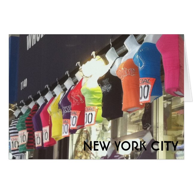 New York City NYC Wholesale District Clothing Sale (Front Horizontal)