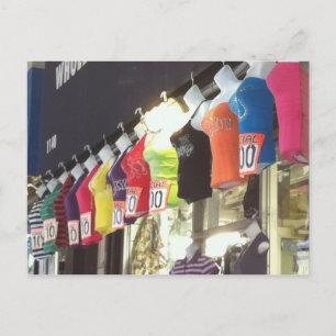 New York City NYC Wholesale District Clothing Sale Postcard