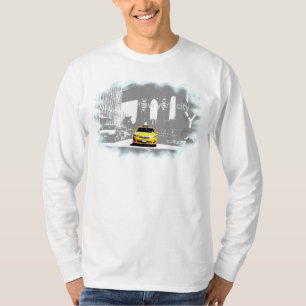 New York City Nyc Yellow Taxi Brooklyn Bridge T-Shirt