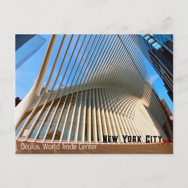 New York City - Oculus World Trade Center Postcard (Front)