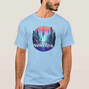 New York City of Neon Lights T-Shirt
