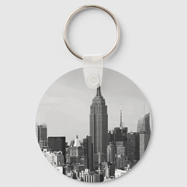 New York City Panorama Key Ring (Front)