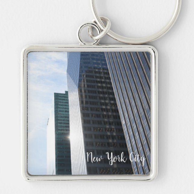 New York City Photography Hi-Rise Architecture NYC Key Ring (Front)