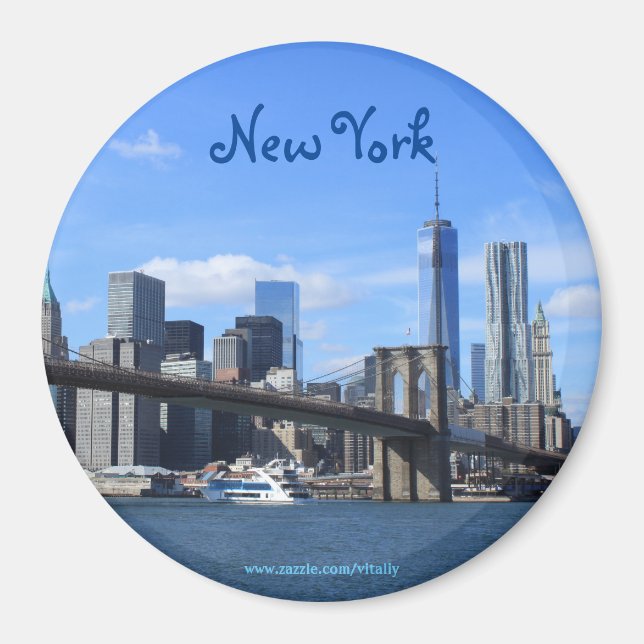 New York City photography magnet (Front)