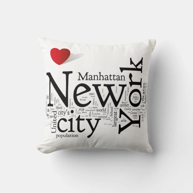 New York City Pillow (Front)