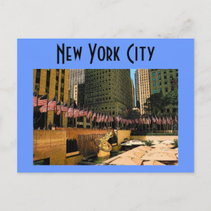New York City Plaza, New York City Postcard