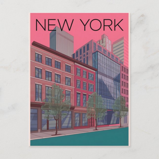 New York City Postcard (Front)