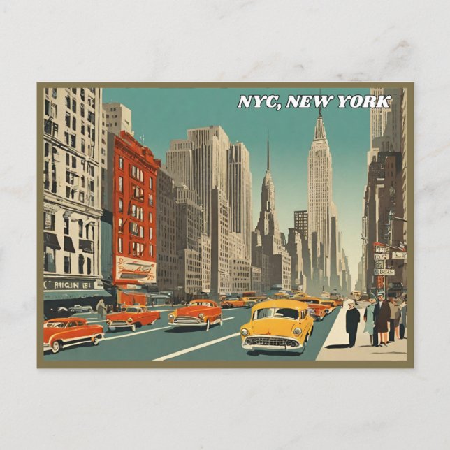 New York City Postcard (Front)