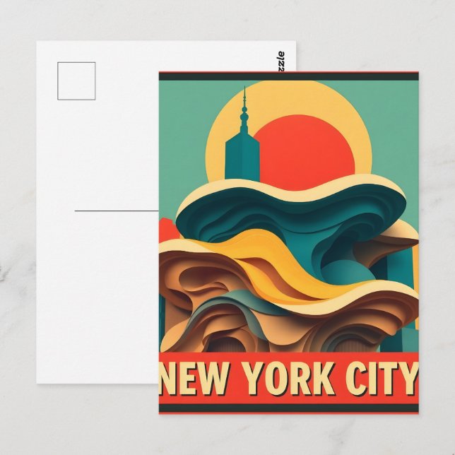 New York city Postcard (Front/Back)