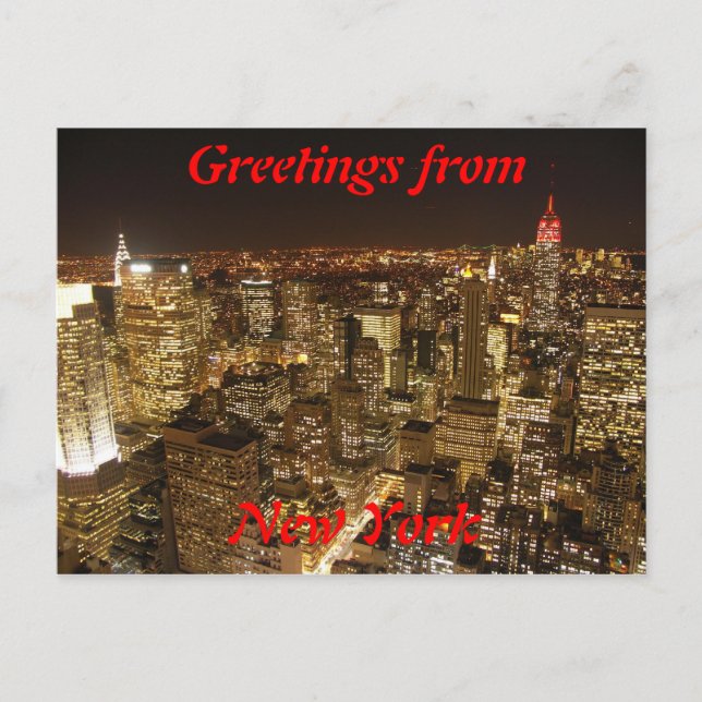 New York city postcard (Front)