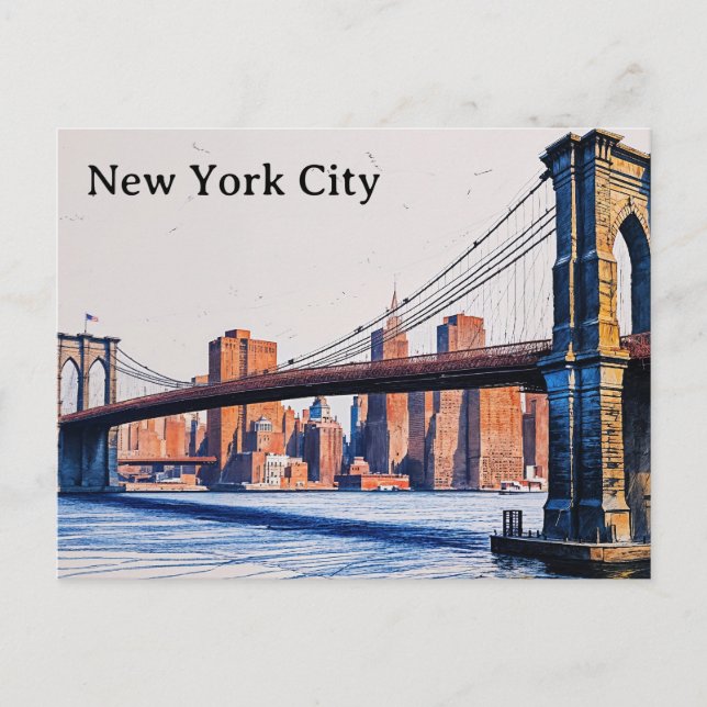 New York City Postcard (Front)
