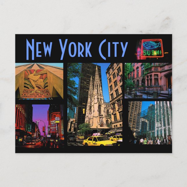 New York City Postcard (Front)