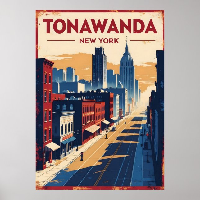 new york city poster, nyc skyline art, manhattan w poster (Front)