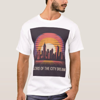 New York City Retro Sunset T-Shirt