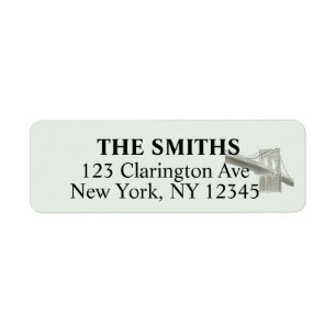 New York City Return Address Labels 