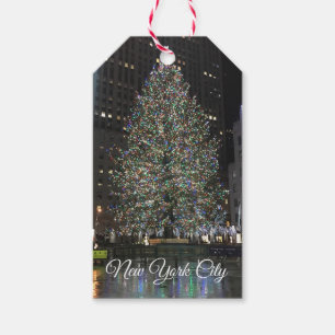 New York City Rockefeller Centre Christmas Tree NY Gift Tags