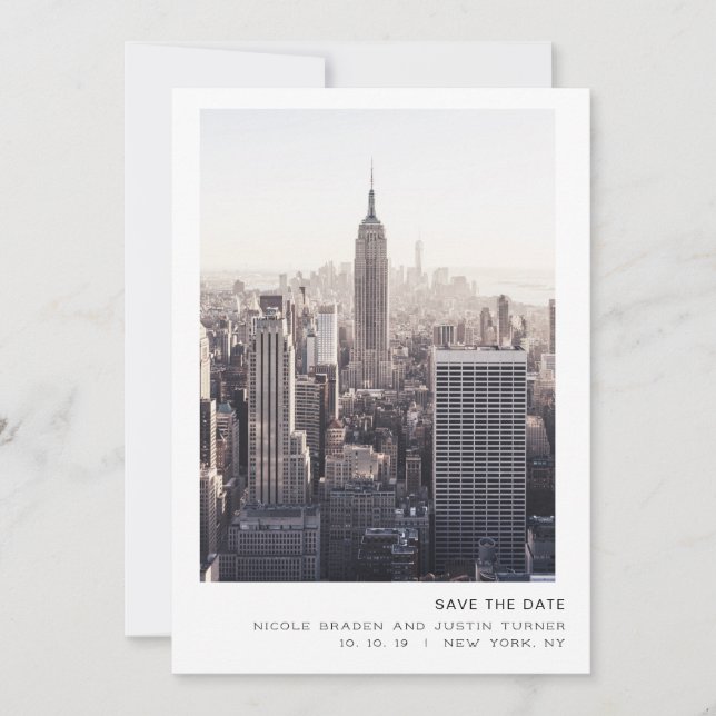 New York City Save the Date (Front)