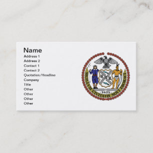 New York City seal Business Card