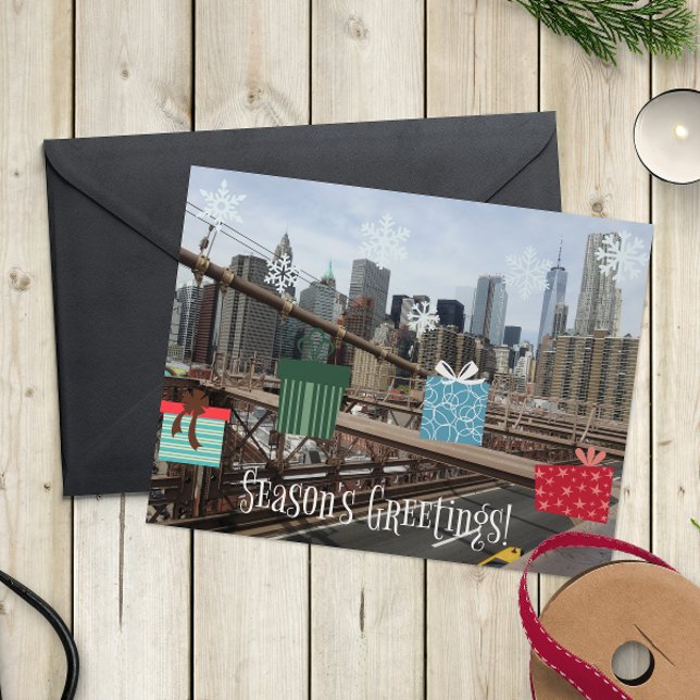 New York City Season's Greetings Holiday Card (In Situ)