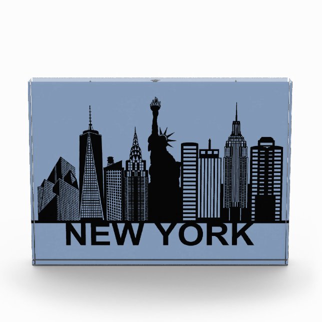 New York city silhouette Photo Block (Front)