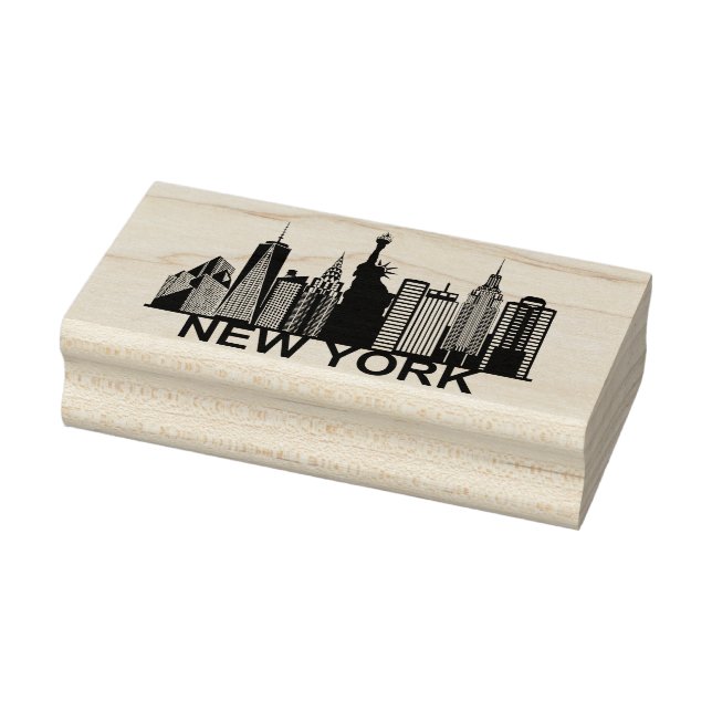 New York city silhouette Rubber Stamp (Stamp)