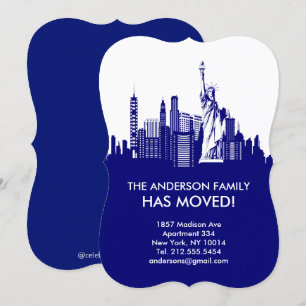 New York City Sky Line Moving Announcement