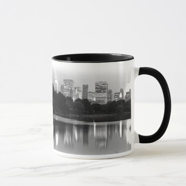 New York City Skyline at Night Mug (Right)