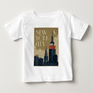 New York City Skyline Baby T-Shirt