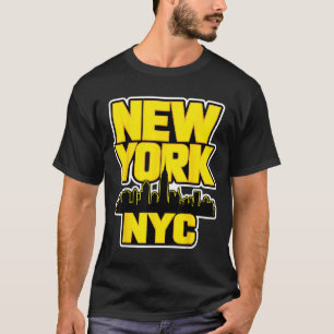 New york city skyline bronx queens manhattan state T-Shirt