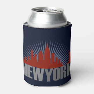 New York City Skyline Can Cooler