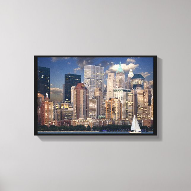 New York City Skyline Canvas Print (Front)