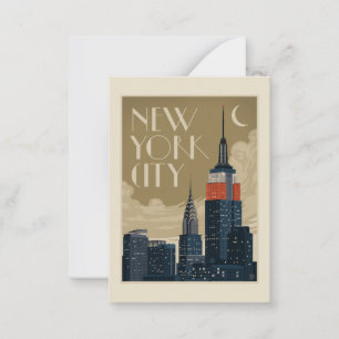 New York City Skyline Card