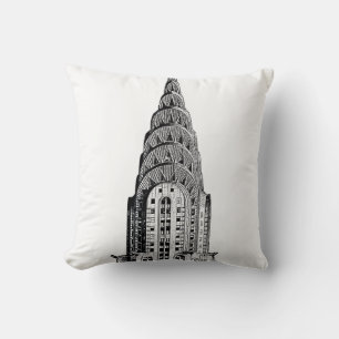 New York City Skyline: Chrysler Building Dome Cushion