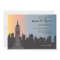 New York City Skyline Cityscape Wedding Invitation