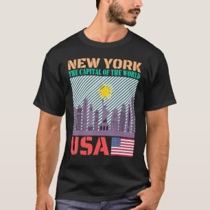 New York City Skyline Country City Skyline Landmar T-Shirt