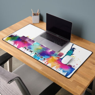 New York City Skyline Desk Mat