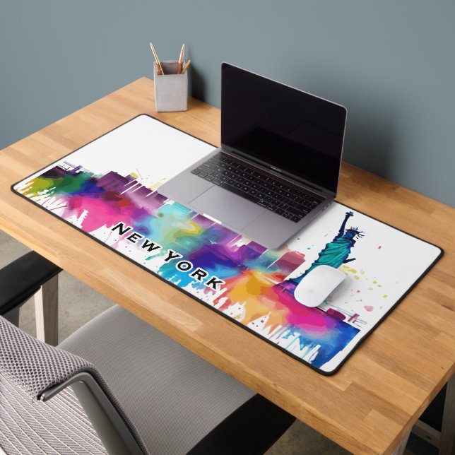 New York City Skyline Desk Mat (Office 2)
