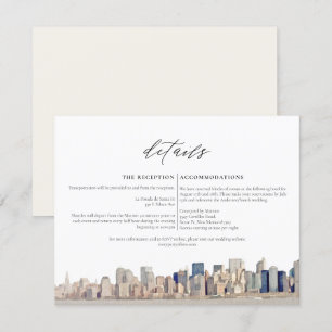 NEW YORK CITY Skyline Details Enclosure Card