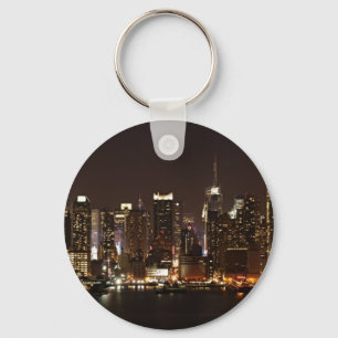 New York City Skyline Key Ring