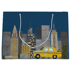 New York City Skyline Large Gift Bag