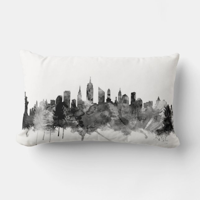 New York City Skyline Lumbar Cushion (Front)
