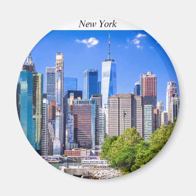 New York city skyline Magnet (Front)