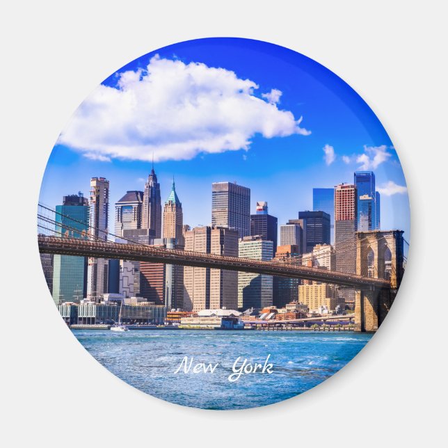 New York city skyline Magnet (Front)